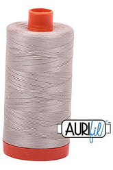 Aurifil Mako 50wt Cotton 1300 m 1422 yd. spool - 6711 Pewter